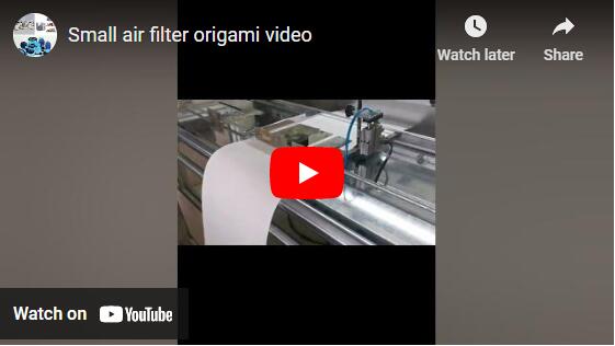 فیلم اوریگامی فیلتر هوای کوچک